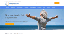Desktop Screenshot of gerincgyogyito.hu